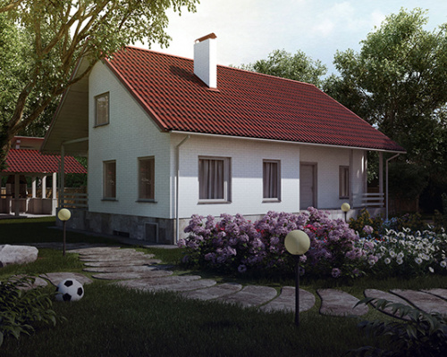 Крыша из черепицы ондулин